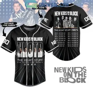 New Kids On The Block 2025 Baseball Jersey – The Right Stuff Edition, Gift For Him, Gift For Her, Clean Look, Goes with