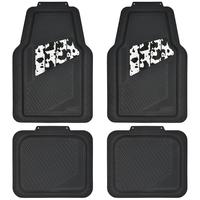 Cow Print Heavy Duty Rubber Car Floor Mats