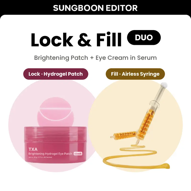 [SAVE 40%] Lock & Fill DUO | TXA Brightening Hydrogel Eye Patch + Kojic ...