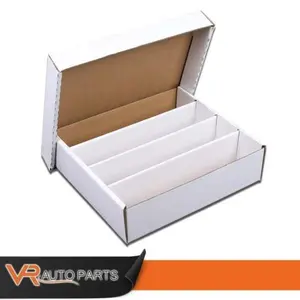 3200 Count 4Row Corrugated Cardboard Trading Card Baseball Coin Slab Storage Box