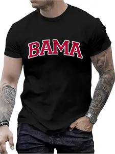 100% Cotton Bama - Alabama Gifts AL State Graphic T-Shirt