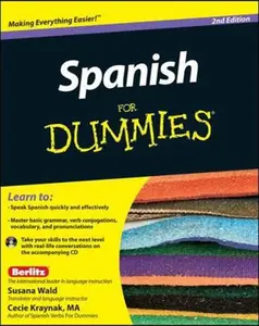 USED-Spanish for Dummies [With CD (Audio)] by Wald, Susana (Paperback)