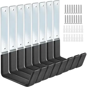 Garage Hooks Heavy Duty Wall Hooks Set of 8 Tool Organizers and Storage Wall Mount Garage Storage Tool Holder Hanger for Garden Shed Shop Ladder