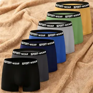 Men's Plain Solid Color Letter Tape Soft Stretch Briefs - Menswear Casual Breathable Elastic Underwear, Moisture-Wicking Polyester, Athletic Support, All-Season Activewear