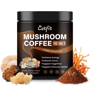 Mushroom Coffee 10 in 1 160g – Instant Functional Mushroom Coffee Blend, Daily Energy & Wellness Drink