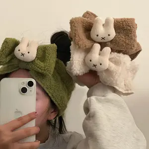 Miffy Cartoon Doll Hairband Kawaii Anime Hair Tie Cute Toiletries Headband Fashion Headdress Accessories Holiday Gifts For Girls