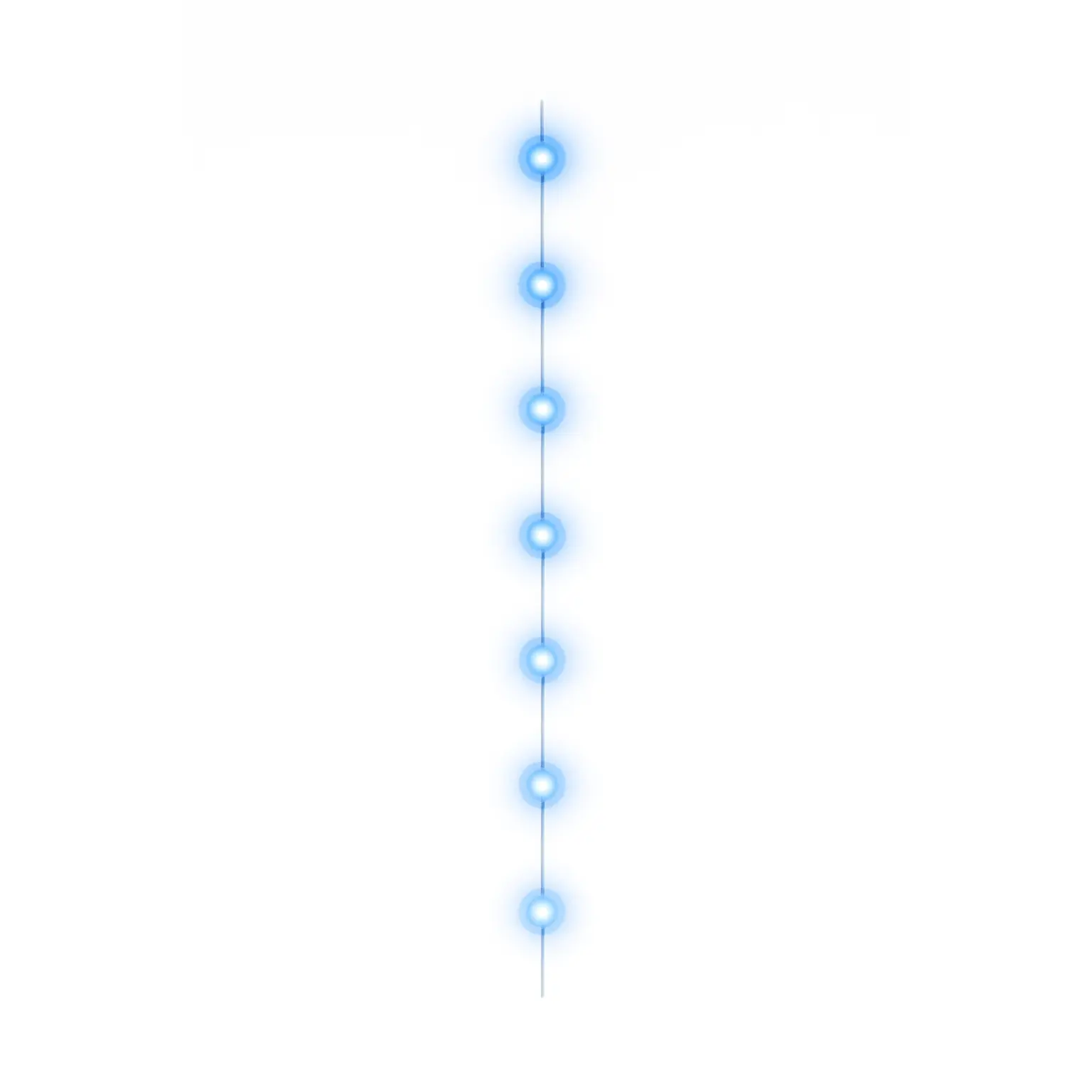 Blue LED Light-Up Balloon Tail Accessory, 6-ft Blue LED Light-Up Balloon Tail Accessory, 6-ft