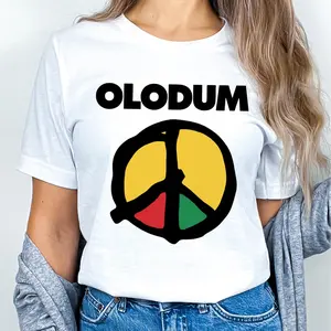Olodum Michael Jackson They Don't Care About Us Graphic Tee, Brazil Peace Symbol Music Video T-Shirt, a Perfect Gift for Fans