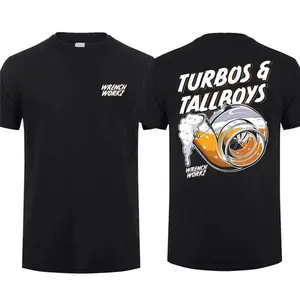 Wrenchworkz Turbos & Tallboys T-shirt For Fan Diesel Lover Gift Top Menswear Truck Lover Tee Made in USA Menswear Streetwear Crewneck Tshirt