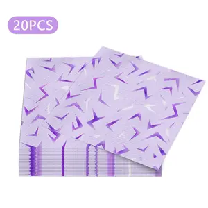 20 Pack Korean Witch Hunter Party Napkins, Soft Absorbent Disposable Paper Towels, Lightning Crack Pattern, Perfect for Birthdays Christmas