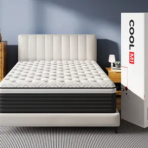 Christmas present 12 Inch Twin/Full/Queen/King Boxed Memory Mattress Medium Firm Mattress, Upgrade Hybrid Pocketed Coil, CertiPUR-US Certified Mattress hotel mattress Fiberglass Free Sleep Experience Noise And Vibration Comfortable Slow Rebound Sponge
