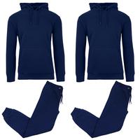 (Pullover Fleece) Navy & Navy