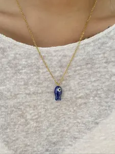 Cute Fish Design Pendant Necklace for Women, Fashion Jewelry for Party, Daily Decor, Trendy All-match & Exquisite Jewelry for Birthday Gift, Charms Necklace