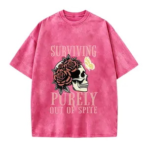Surviving Purely Out Of Spite Shirt, Mental Health Awareness, Funny Mental Health Shirt, Dark Humor Shirt, Weird Goth Skeleton Tee