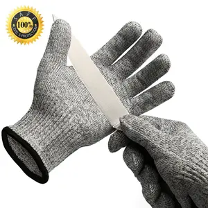 JPP Premium Cut Resistant Gloves, Food Grade CE Level 5 Protective Cutting Gloves, Breathable, Machine Washable for Kitchen, Whittling, Mandolin, 1 Pair, L,XL
