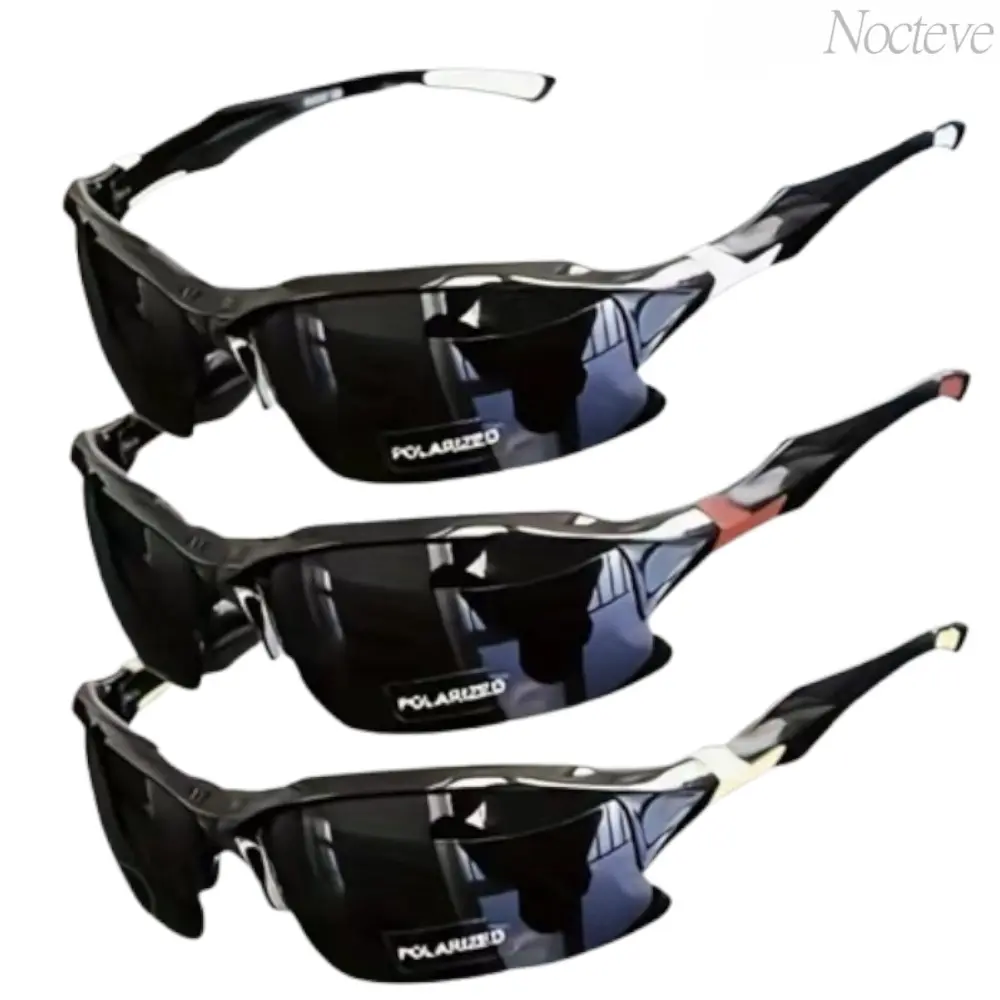 Polarized Sports Sunglasses for Men & Women, Minimalist Rimless Lightweight Eyewear with UV400 Protection for Cycling & Running, Minimalist Sports Eyewear, Lightweight Sports Eyewear