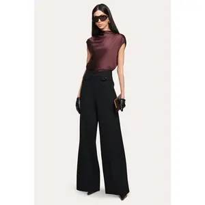 Diane Silk Draped Blouse
