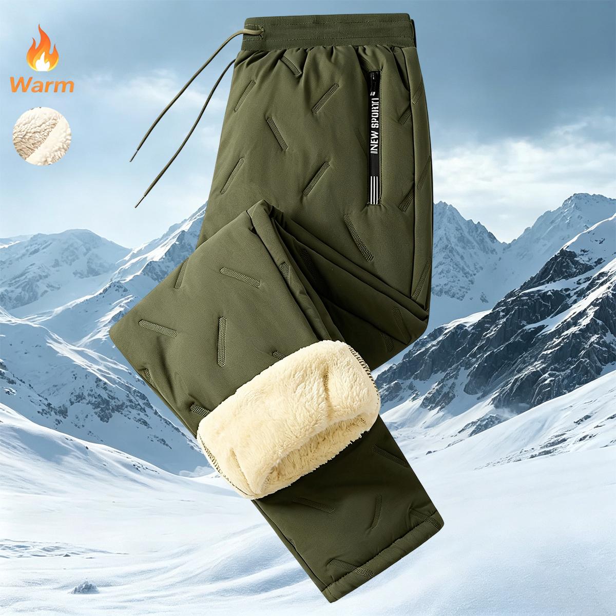 Men’s casual athletic sweatpants for autumn and winter with a drawstring waist and zippered pockets, suitable for everyday wear, home use, travel, and vacations.