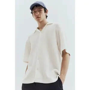 H&M Loose Fit Ribbed resort shirt