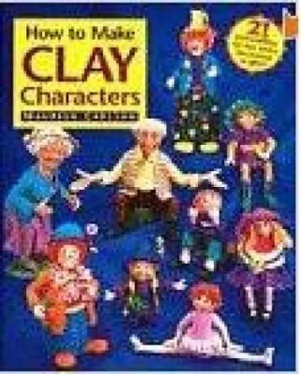 USED Book - How to Make Clay Characters by Maureen Carlson (Paperback) - english