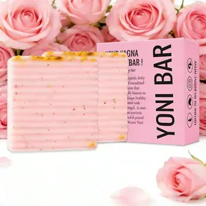 {Buy 1 Get 1 Free} Yoni Natural Feminine Soap For Women, PH Balanced Intimate Wash, Gentle Cleansing With Aloe Vera & Chamomile, Hypoallergenic Unscented Soap Bar| Handmade