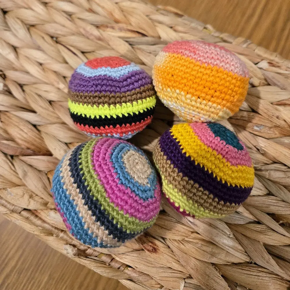 Handmade Multicolor Mystery Hacky Sack Handmade Multicolor Mystery Hacky Sack