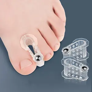 Magnetic Toe Separators, Soft Silicone Toe Spacers for Comfortable Toe Alianment, Clear Desiqn