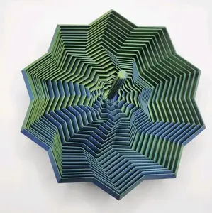 Sensory Fidget spiral star cone 3d printed desk school office relax stress toy