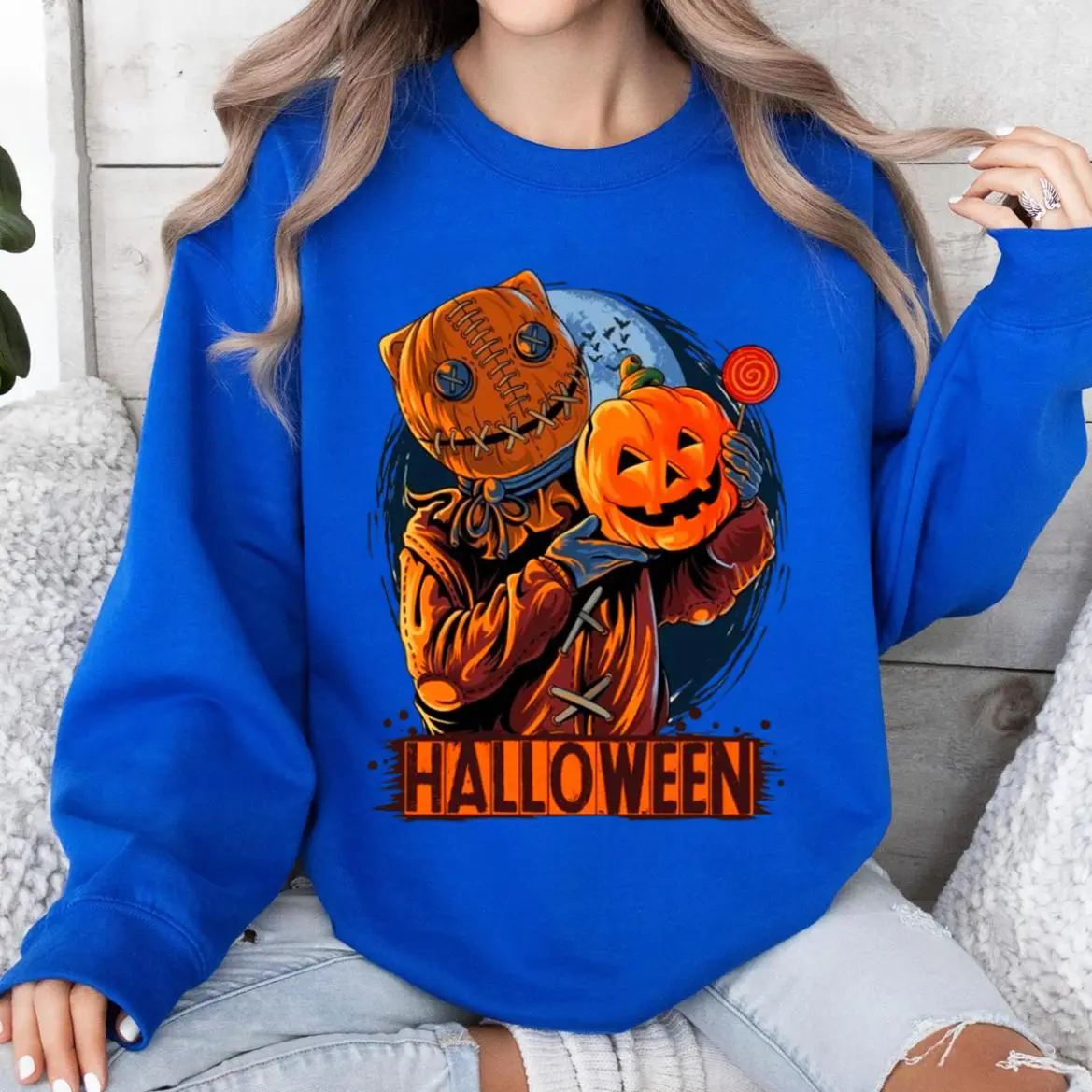 Unisex Runway Knit ,Halloween unisex sweater hot Halloween Pumpkin, Perfect Fit, Ultimate Comfort, Full Color Range