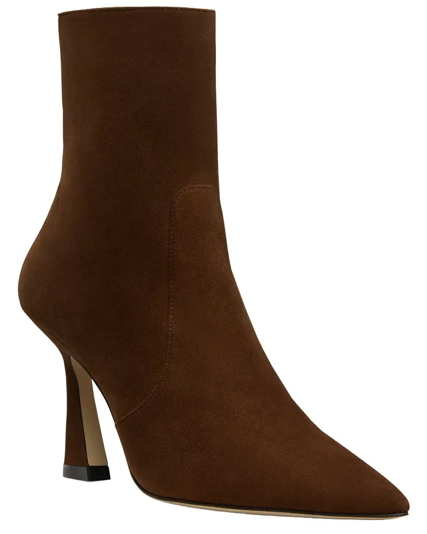 Stuart Weitzman Vinnie Zip Suede Bootie 85