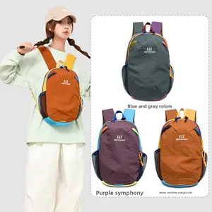 Lightweight anti-splash outdoor leisure sports backpack travel hiking mountaineering bag simple