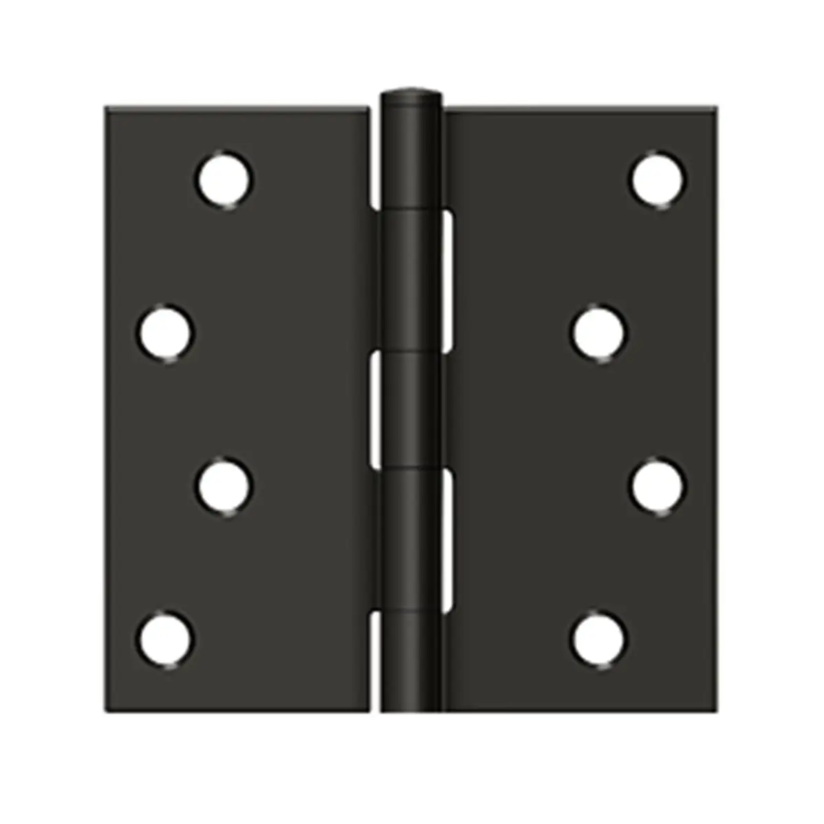 Deltana 212 MAIN Steel Locking Hinges, 4x4 in. Square, Oil-Rubbed Bronze Finish, for Motorcycle Security & Lock Accessories