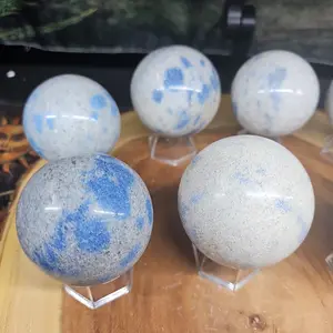 Lazurite Crystal Quartz sphere