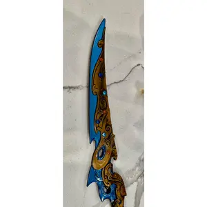 Metallic blue Ritual Athame / Dagger Black, steel  ritual dagger