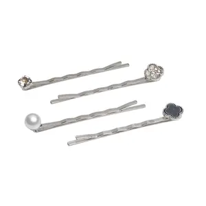 Allure Rhinestone Bobby Pins, 4-Pack
