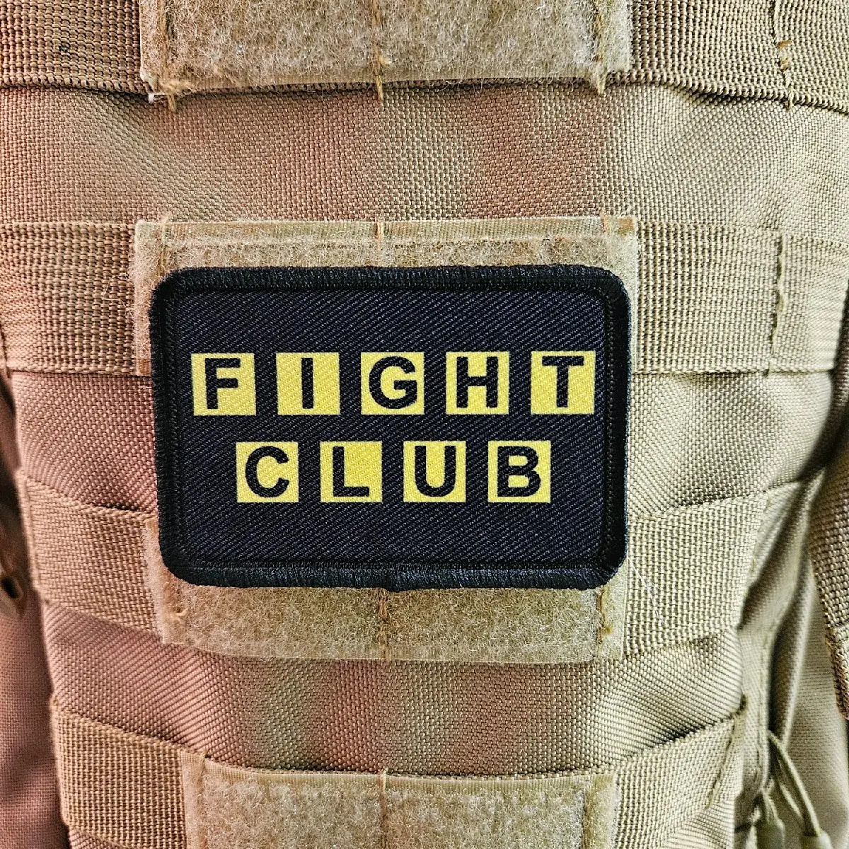 It's like a fight club but with waffles and pancakes  2"x3" morale patch with hook and loop backing