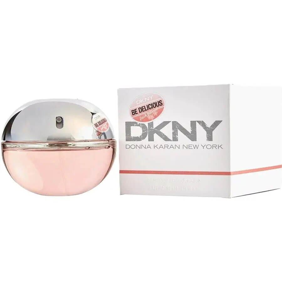 DKNY Be Delicious Fresh Blossom Eau de Parfum 3.4 Oz for Women and Men 15-30% Oil Floral Fruity and Woody Notes Long Lasting Fragrance