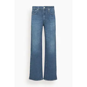 Miramar Terry Wide Leg Pant in Petra