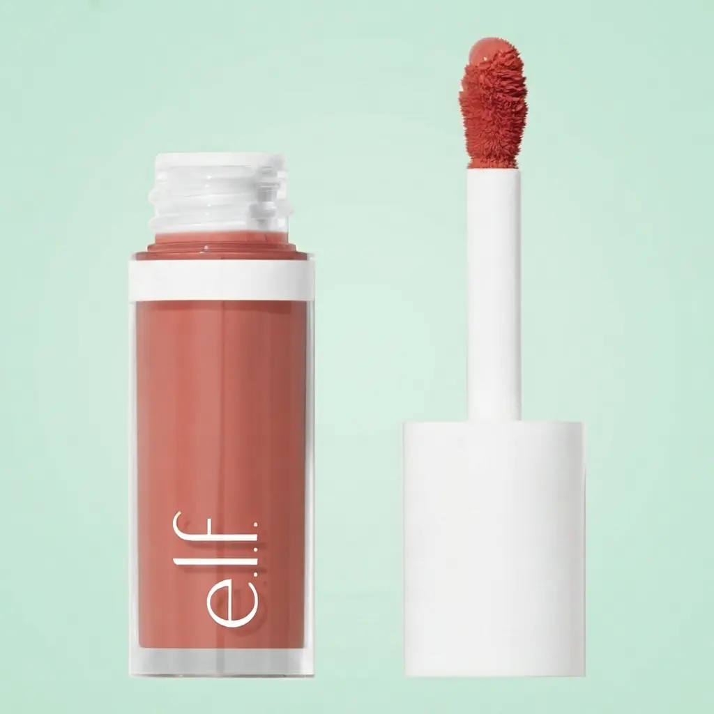 e.l.f. Camo Liquid Blush Dusty Rose High Pigment Long Lasting Soft Dewy Finish Cruelty Free Face Makeup Cheek Tint