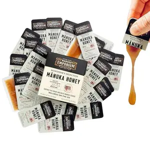 Manuka Emporium Raw Manuka Honey Packets MGO 263+ | 24 x 0.18oz Single-Serve Snaps | Certified Monofloral New Zealand Honey | UMF 10+ Equivalent | Travel-Friendly Superfood for Daily Wellness