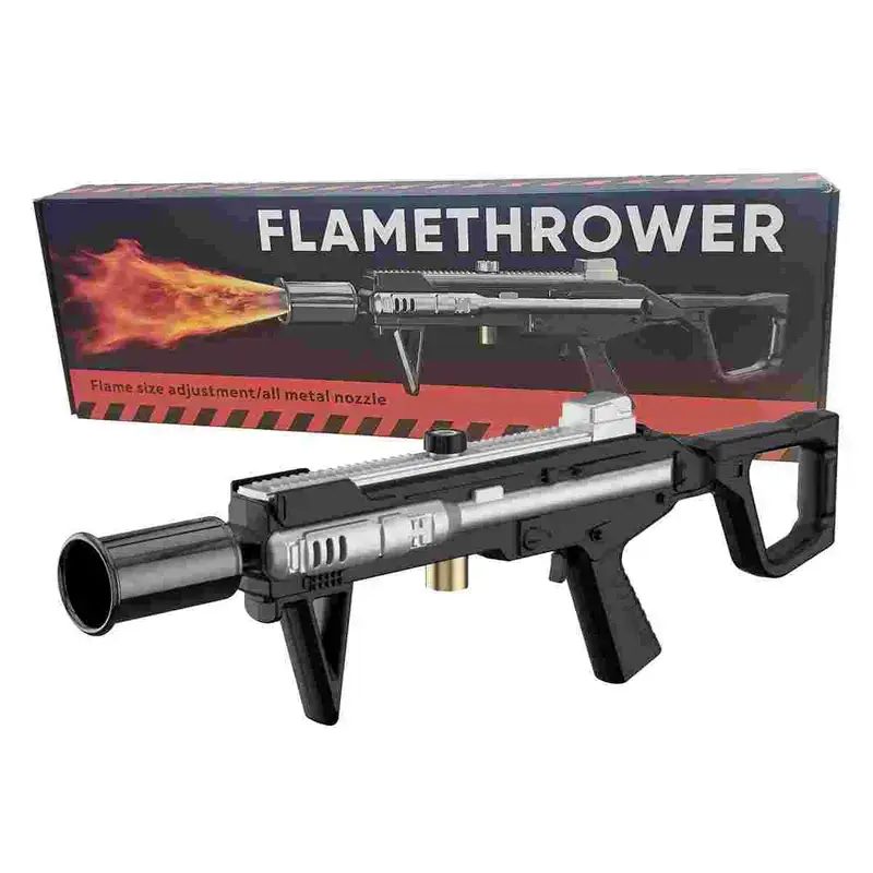 High-Power Propane Torch Gun (66.6cm Total Length) I Detachable Design, Turbo Mode & Safety Lock, Adjustable Multi-Use Blow Torch for Steak Searing,BBQ, Welding,Camping Weed Removal & Fire Pit Ignition (Propane Tank Not Included)