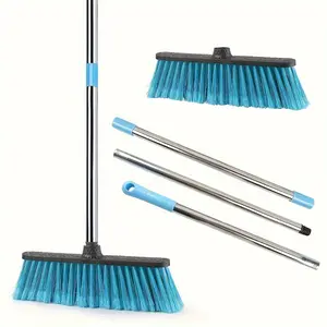 Floor Cleaning Broom, Stiff Bristle Grout Broom, Designed for Cleaning Bathrooms, Kitchens, And Patios, Home Cleaning Tool