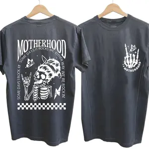 Giftifymama Nurse-Themed Women's T-Shirts - Maternity Clothing, Casual Fit Maternity Summer Top with Zipper, Breastfeeding Nursing Clothes for Moms