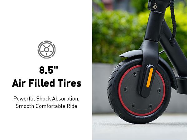【summervibes】Long Range Commuter Electric Scooter, 22MPH/18MPH Max Speed, 21 Miles Long Range,10''/8.5'' Tires,  Folding Electric Scooter Adults with Head Lights
