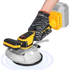 Cordless Tile Vibration Tool Compatible with DeWALT 20V Max Battery: Portable Tiler Vibration Leveling Machine with 8 Adjustable Speed,Suction Cup,Digital Display for Floor,Tile,Wall