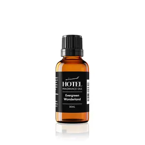 AirScent Evergreen Wonderland Holiday Diffuser Oil - Premium Holiday Fragrance Oil for Ultrasonic and Waterless Diffusers and Crafting - 10ml, .34 fl oz Glass Dropper Bottle - Christmas Tree Scent