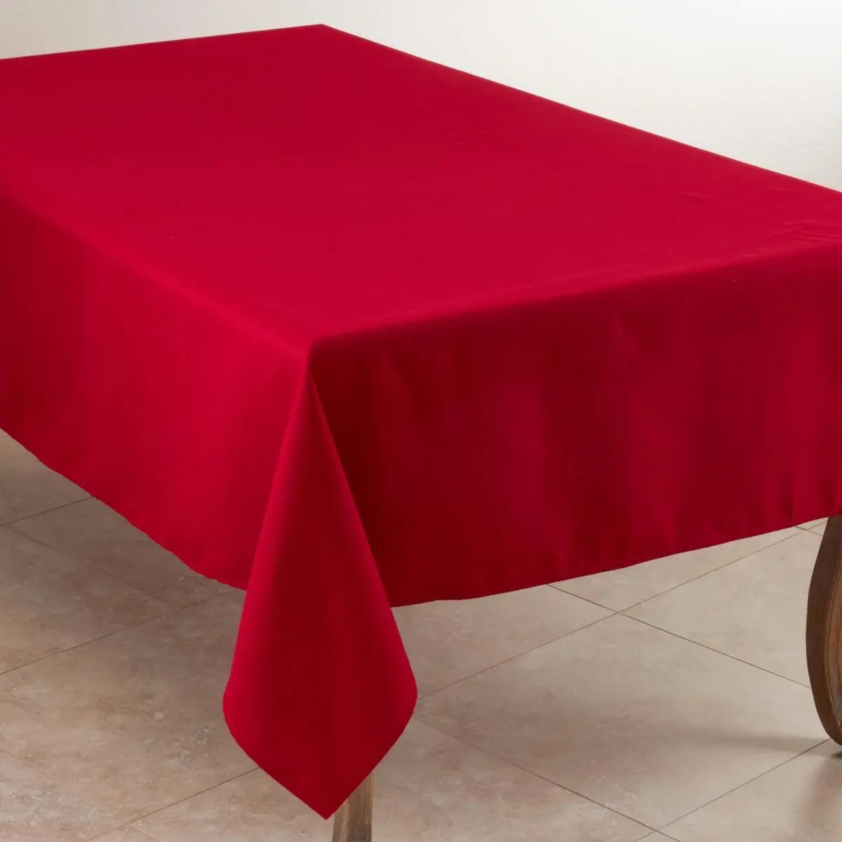 Saro Lifestyle 321.R65160B Solid 65" x 160" Durable Casual Design Daily Tablecloth, Easy-to-Coordinate, Machine-Washable Kitchen Linen