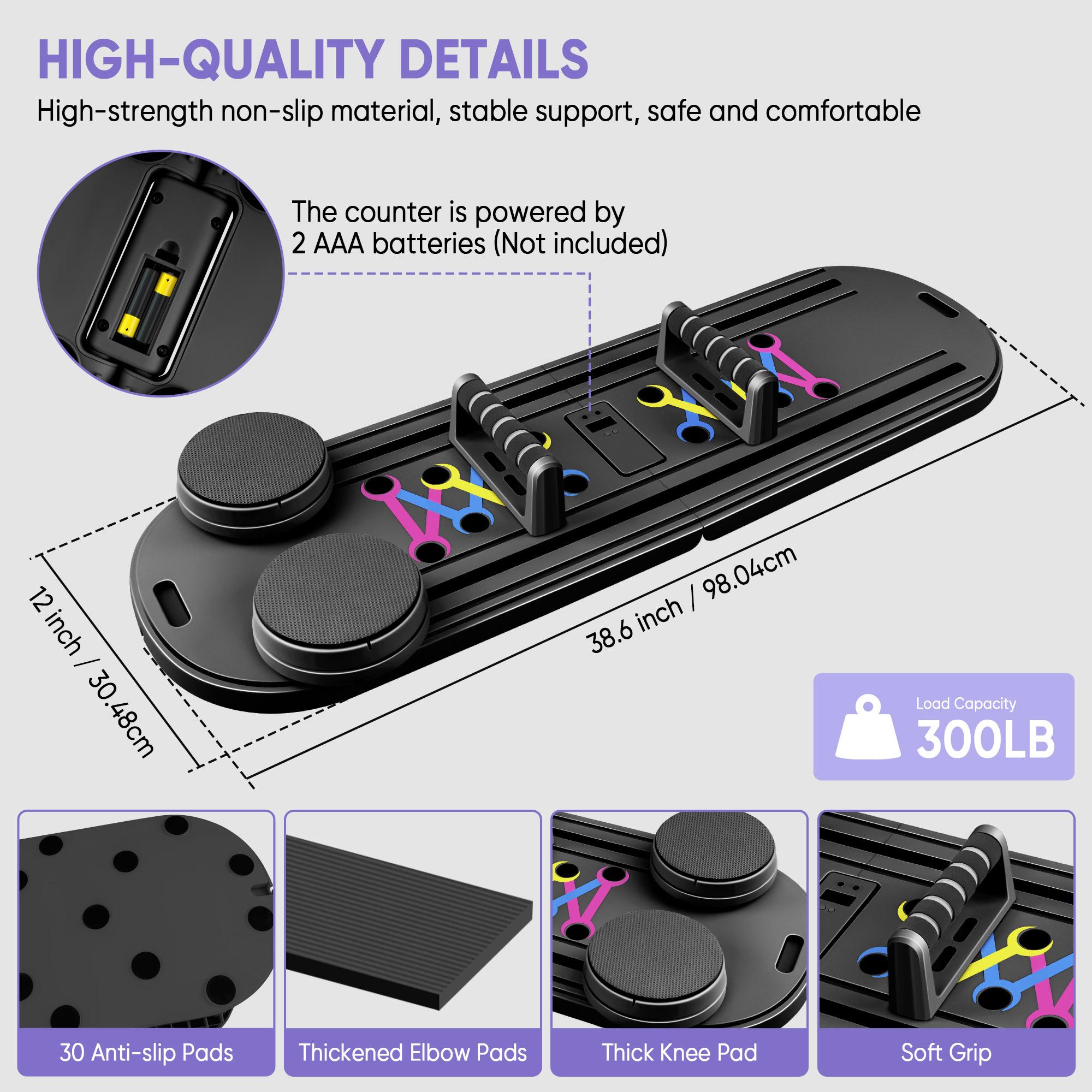 Pilates Reformer, Home Pilates Reformer Exercise Machine, Multifunctional Abdominal Board, Portable Foldable Abs Training Equipment, Women’s Pilates Core Workout Equipment