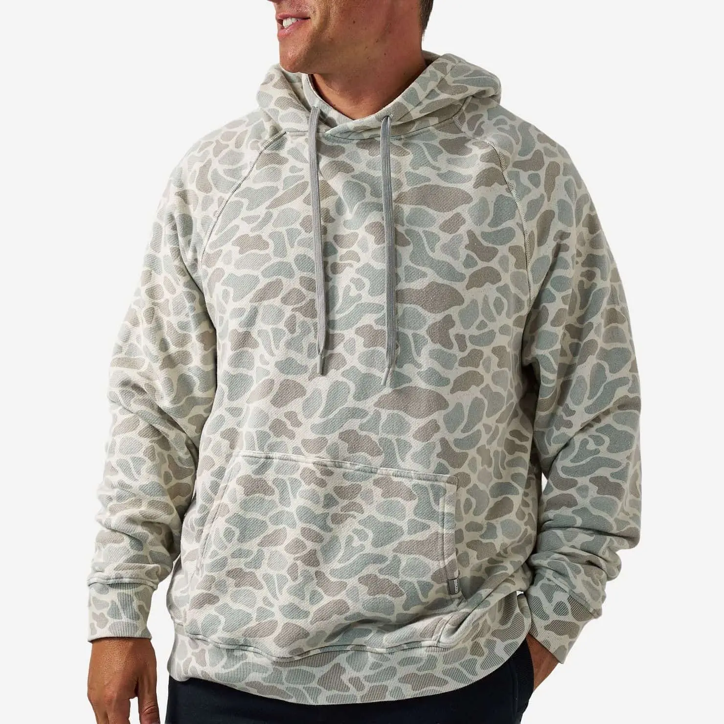 Burlebo Vintage Washed Hoodie in Classic Deer Camo