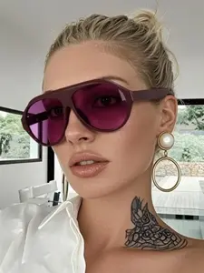 Unisex Vintage Tortoiseshell Sunglasses, Trendy Casual Sunglasses for Everyday Use, Fashion Accessories for Outdoor Activities, Classic Shades